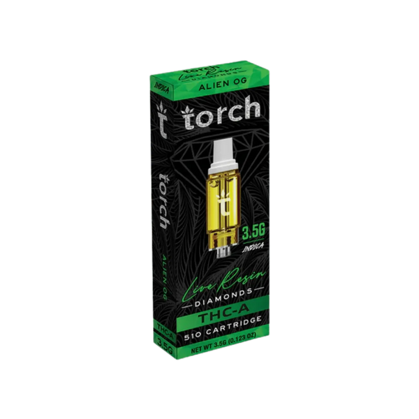 TORCH LIVE RESIN DIAMONDS 3.5G THC-A CARTS TORCH