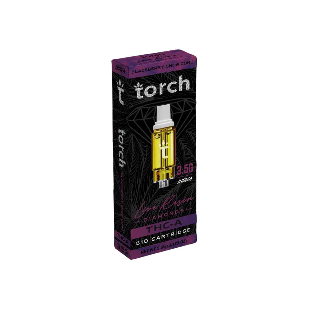 TORCH LIVE RESIN DIAMONDS 3.5G THC-A CARTS TORCH