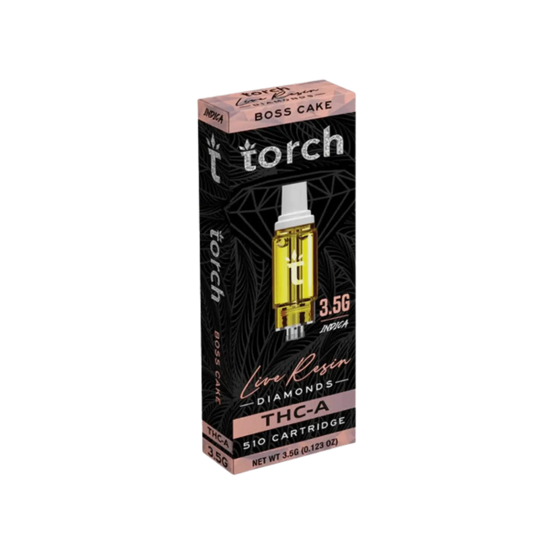 TORCH LIVE RESIN DIAMONDS 3.5G THC-A CARTS TORCH