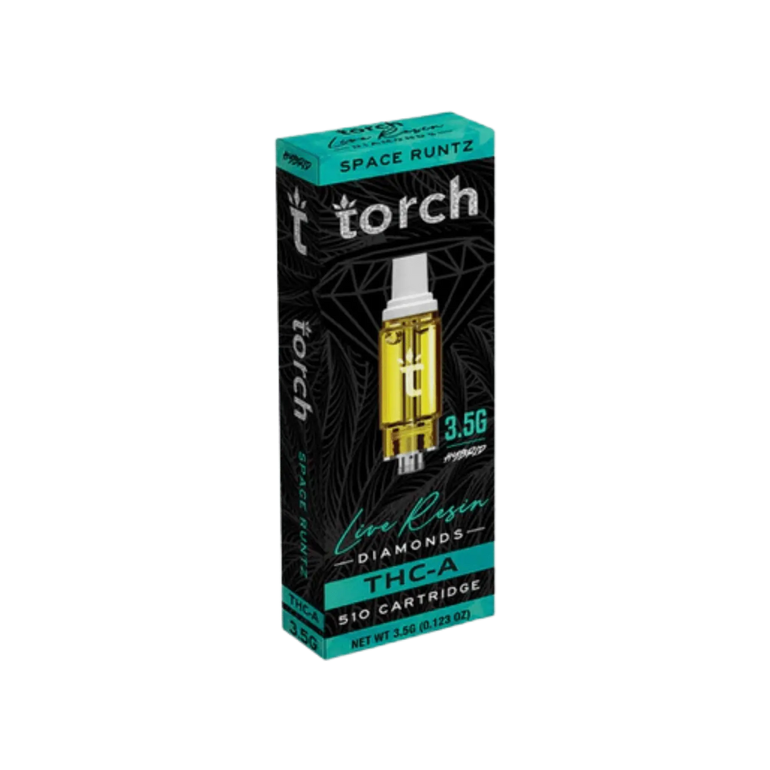 TORCH LIVE RESIN DIAMONDS 3.5G THC-A CARTS TORCH