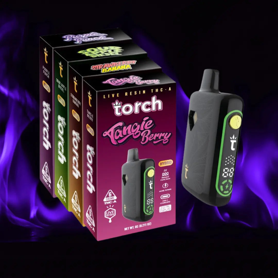 TORCH PULSE LIVE RESIN THC-A 6GM DISPOSABLE TORCH