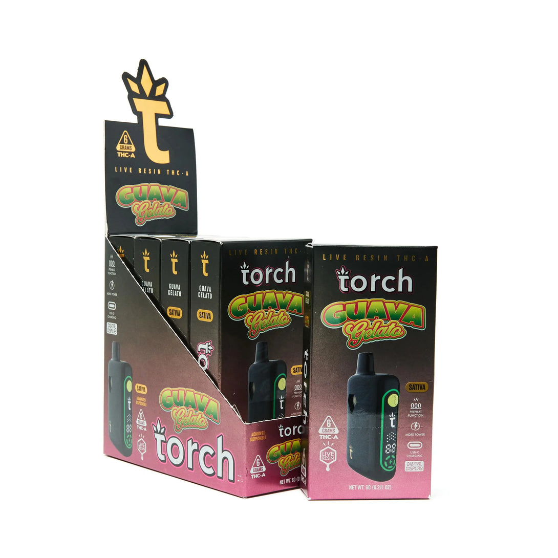 TORCH PULSE LIVE RESIN THC-A 6GM DISPOSABLE TORCH