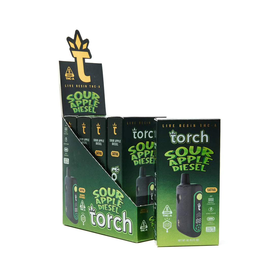 TORCH PULSE LIVE RESIN THC-A 6GM DISPOSABLE TORCH