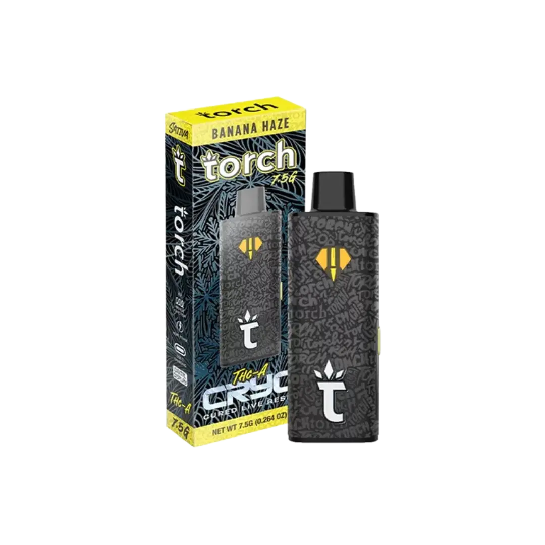 TORCH THC-A 7.5GM CRYO LIVE RESIN DISPOSABLE TORCH