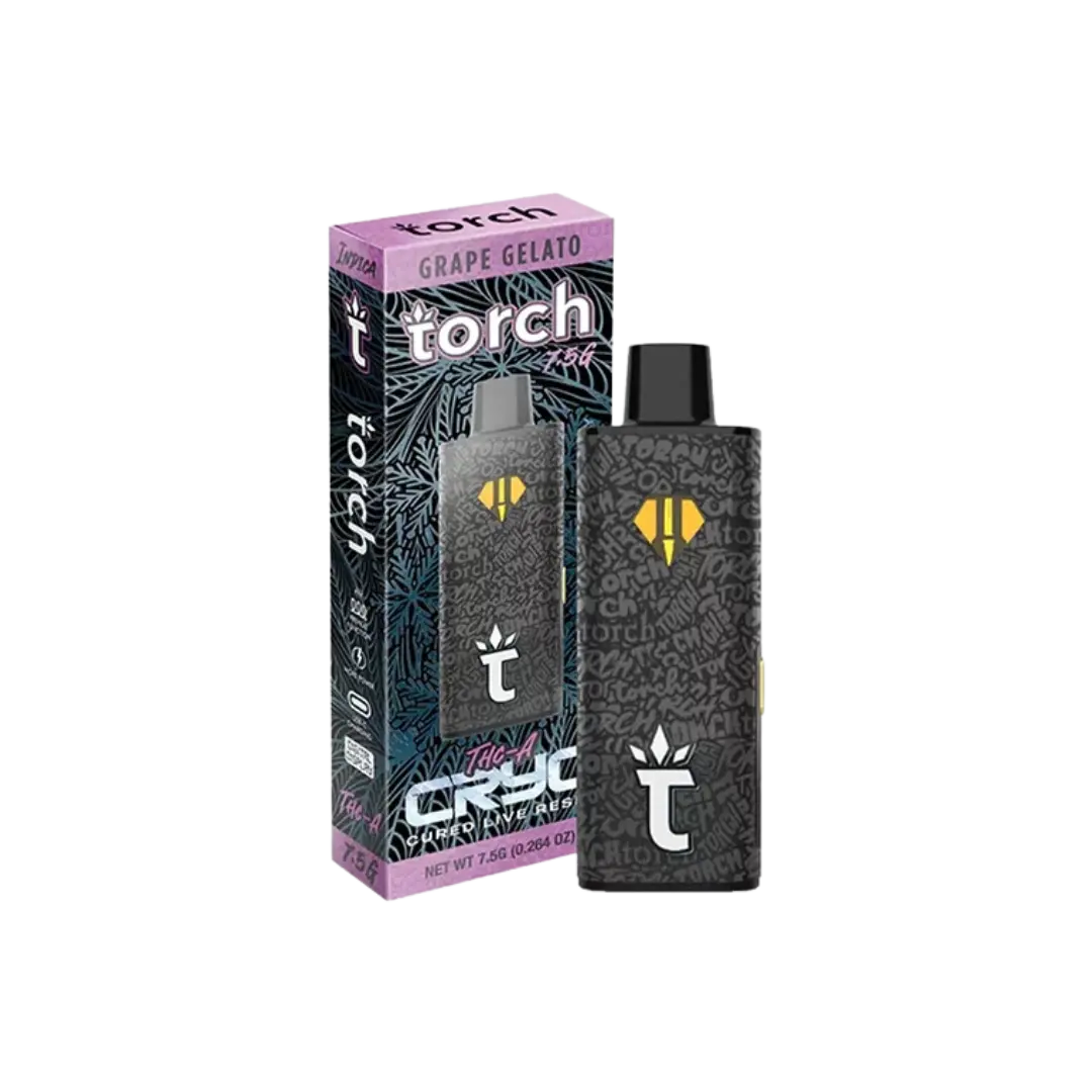 TORCH THC-A 7.5GM CRYO LIVE RESIN DISPOSABLE TORCH