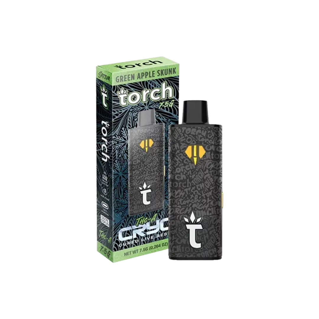 TORCH THC-A 7.5GM CRYO LIVE RESIN DISPOSABLE TORCH