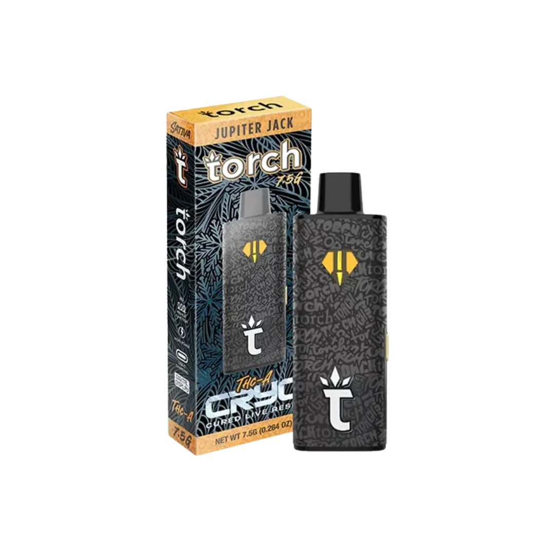 TORCH THC-A 7.5GM CRYO LIVE RESIN DISPOSABLE TORCH