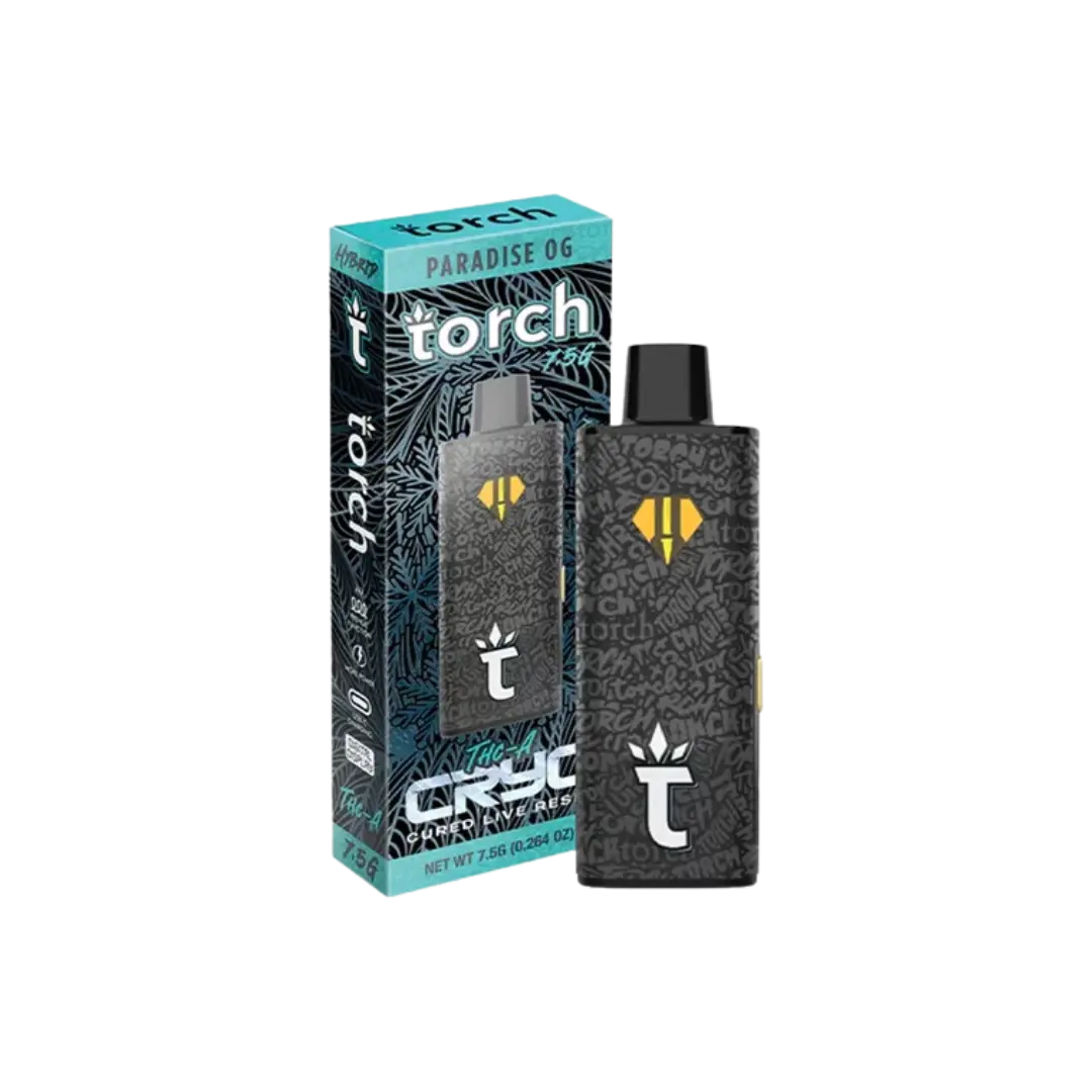 TORCH THC-A 7.5GM CRYO LIVE RESIN DISPOSABLE TORCH