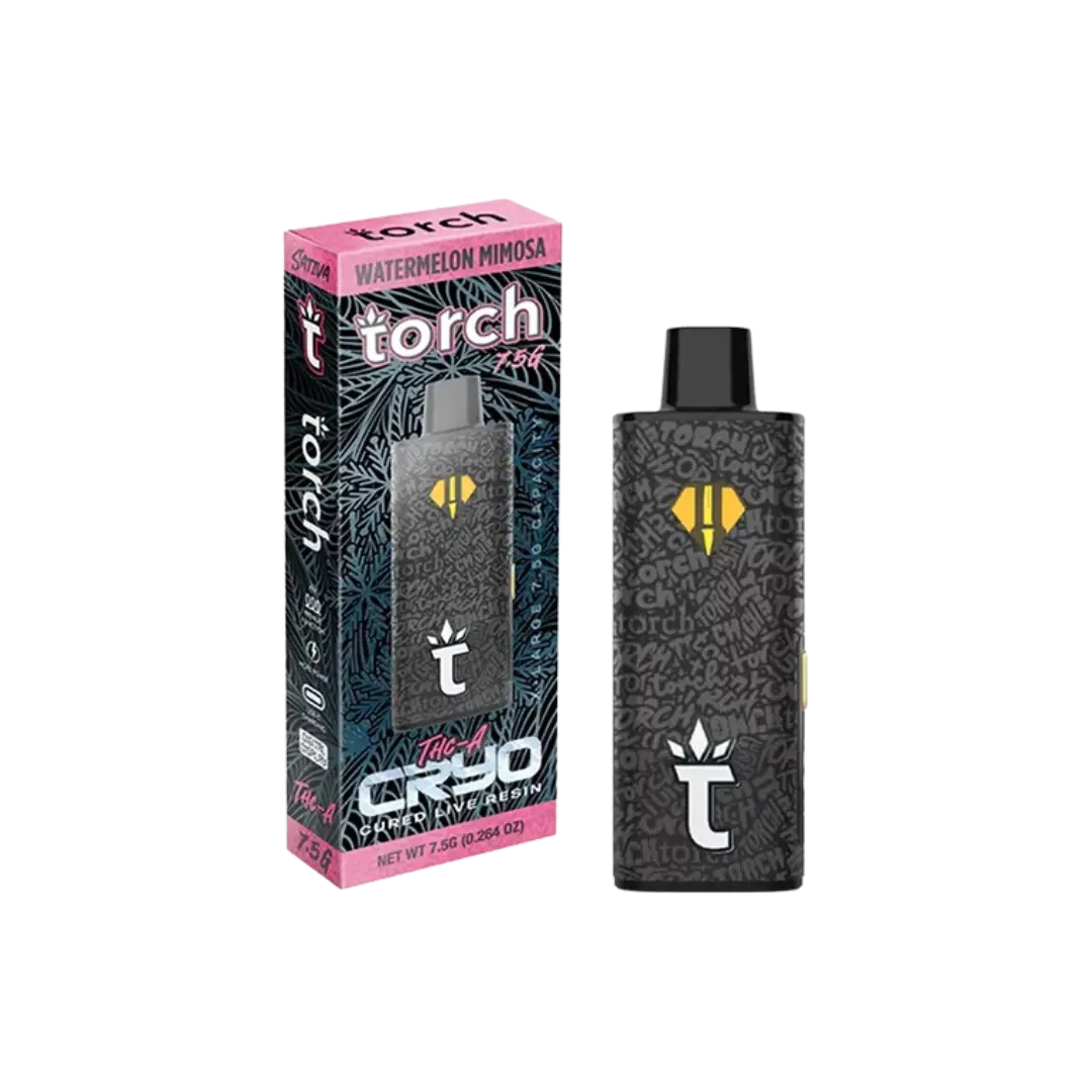 TORCH THC-A 7.5GM CRYO LIVE RESIN DISPOSABLE TORCH