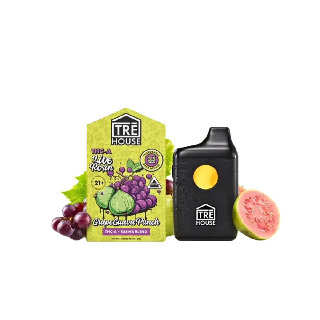 TRE HOUSE THC-A LIQUID DIAMONDS LIVE RESIN 3.5GM DISPOSABLE TRE HOUSE
