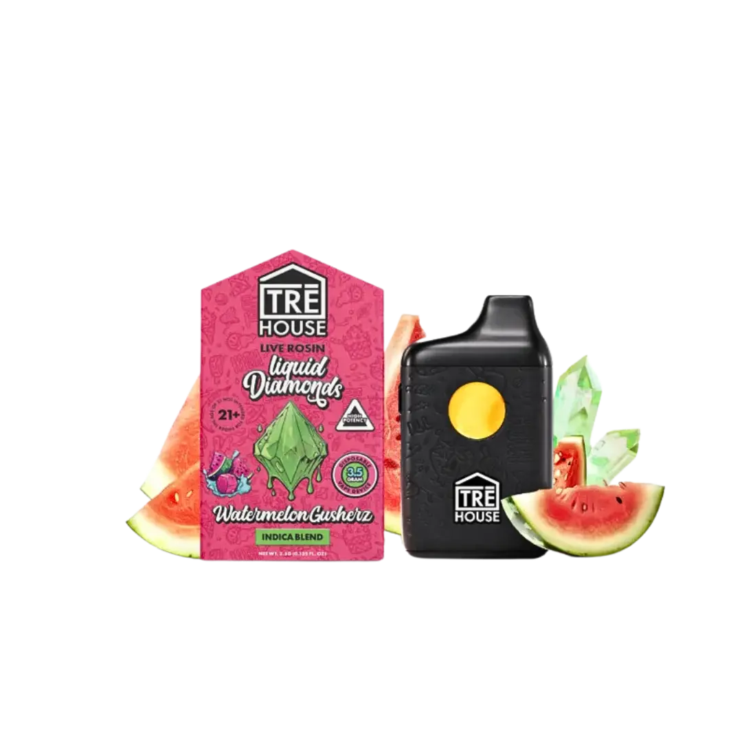 TRE HOUSE THC-A LIQUID DIAMONDS LIVE RESIN 3.5GM DISPOSABLE TRE HOUSE