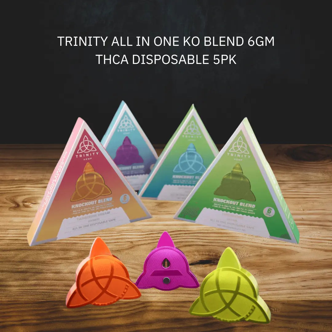 TRINITY ALL IN ONE KO BLEND 6GM THCA DISPOSABLE TRINITY HEMP