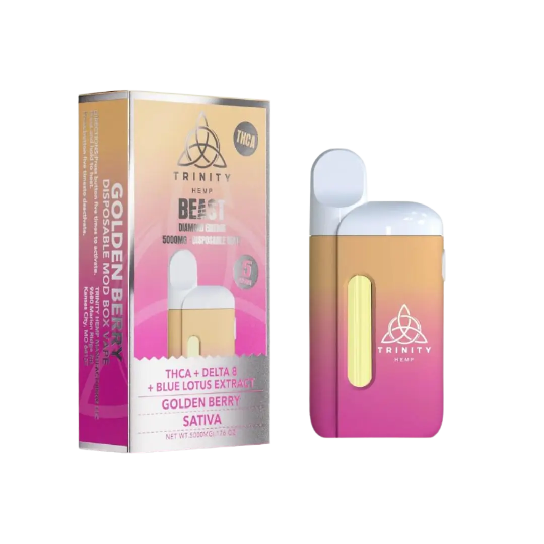TRINITY BEAST DIAMOND EDITION 5GM THC-A DISPOSABLE TRINITY HEMP