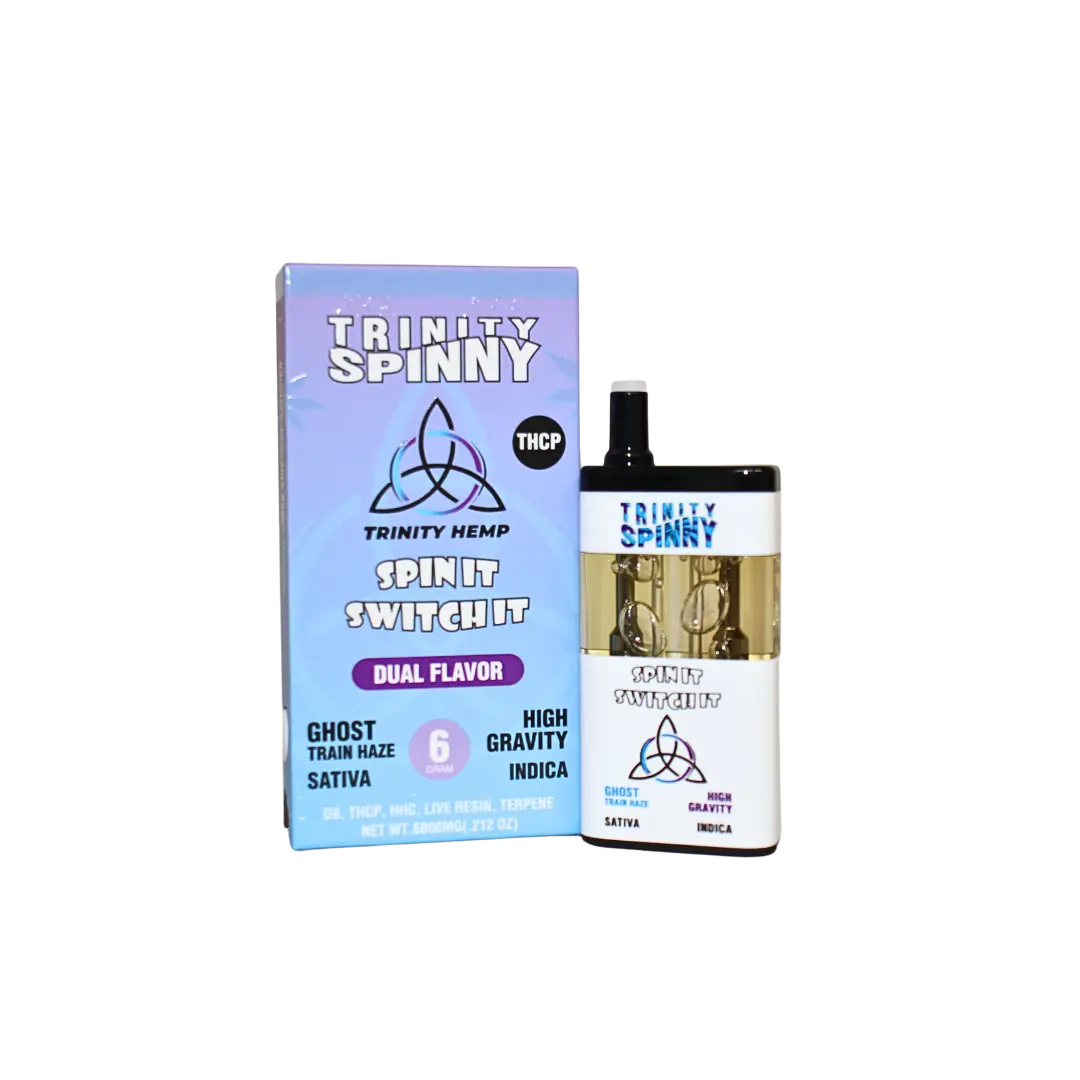 TRINITY SPIN IT SWITH IT DUAL FLAVOR THC-P 6GM DISPOSABLE TRINITY HEMP