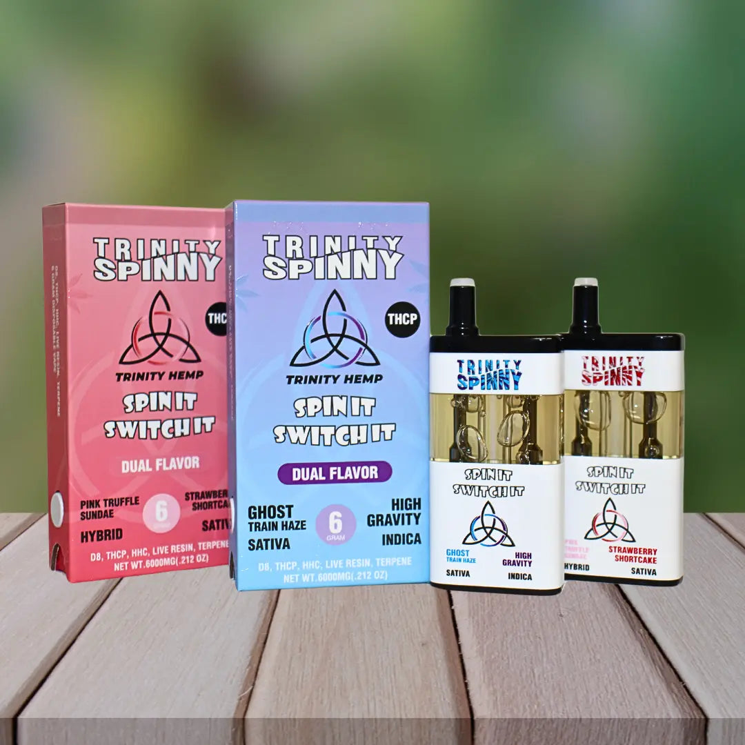 TRINITY SPIN IT SWITH IT DUAL FLAVOR THC-P 6GM DISPOSABLE TRINITY HEMP