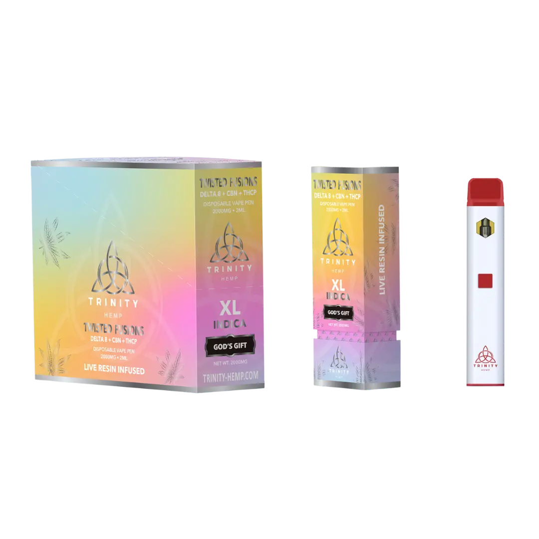 TRINITY TWISTED FUSIONS XL 2GM THC-P DISPOSABLE TRINITY HEMP