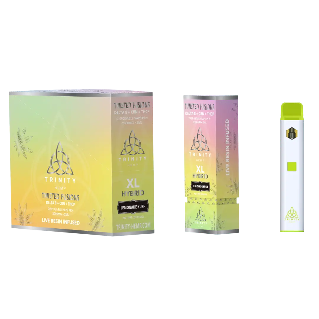 TRINITY TWISTED FUSIONS XL 2GM THC-P DISPOSABLE TRINITY HEMP