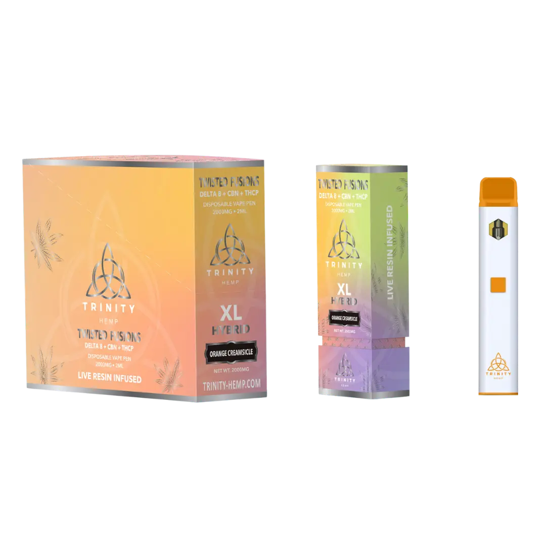 TRINITY TWISTED FUSIONS XL 2GM THC-P DISPOSABLE TRINITY HEMP