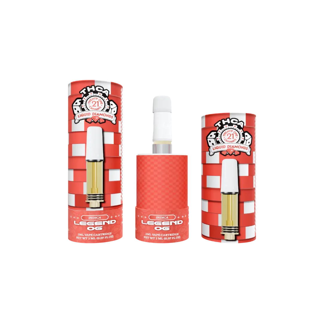 TWENTY ONE 2GM THC-A CARTS TWENTY ONE