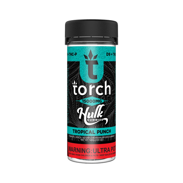 Torch Delta 9 + THCP Hulk Gummies, 20CT, 15,000mg Torch