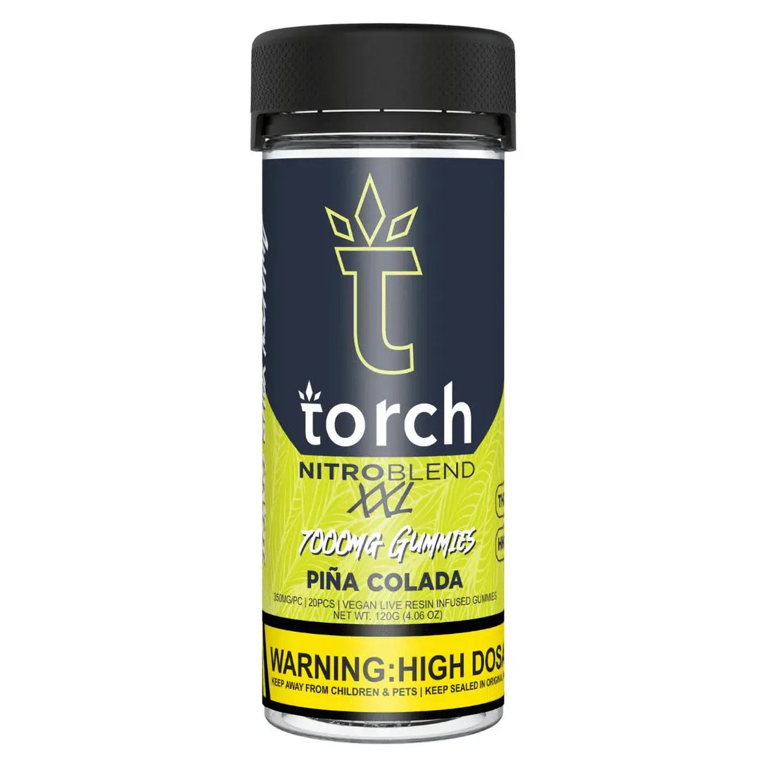 Torch THCP XXL Nitro Blend Gummies, 20CT, 7000 mg Torch