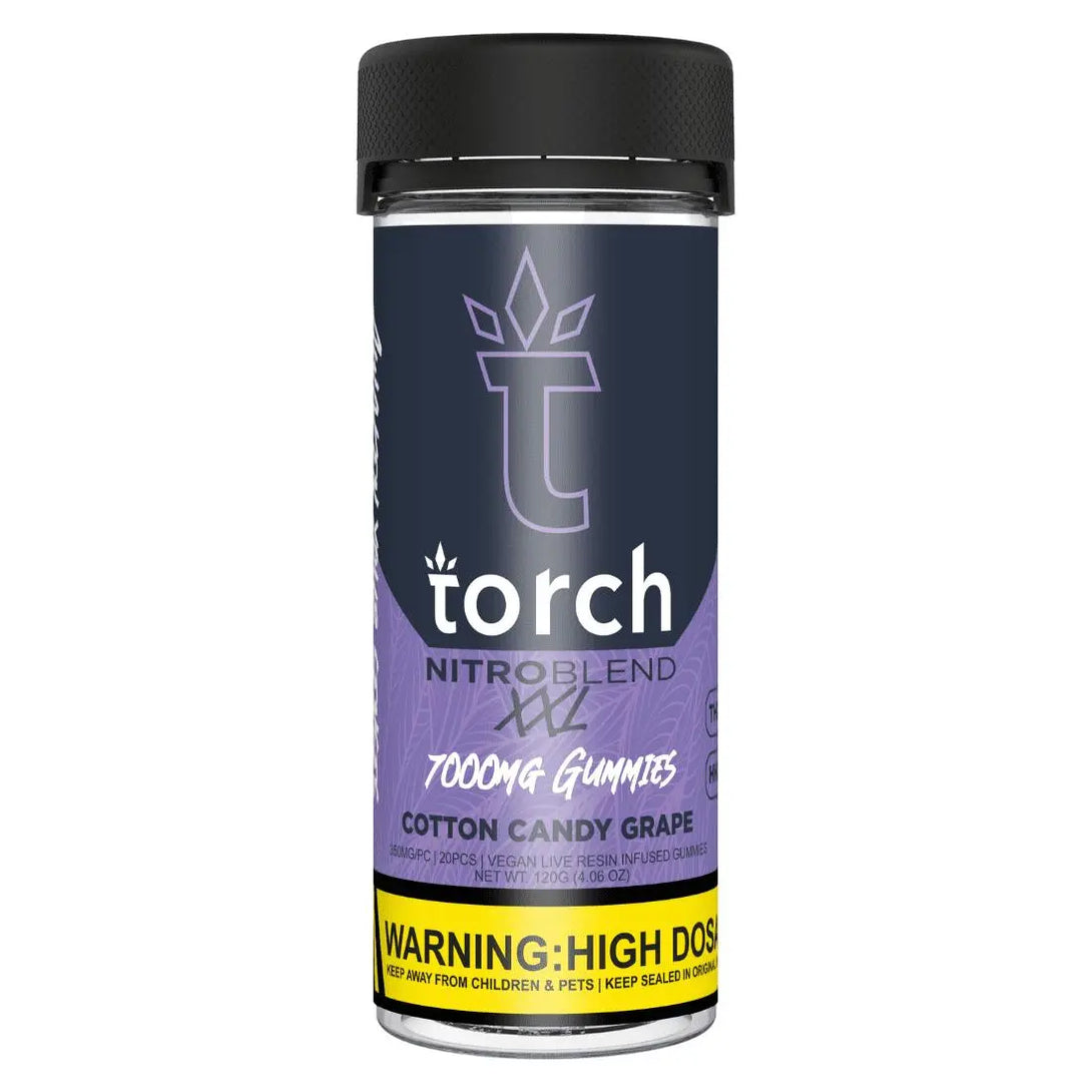 Torch THCP XXL Nitro Blend Gummies, 20CT, 7000 mg Torch