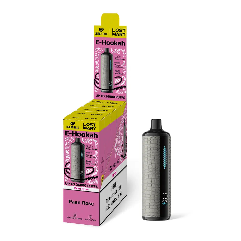 URBAN TALE X LOST MARY E-HOOKAH DISPOSABLE VAPE 26000 PUFFS LOST MARY