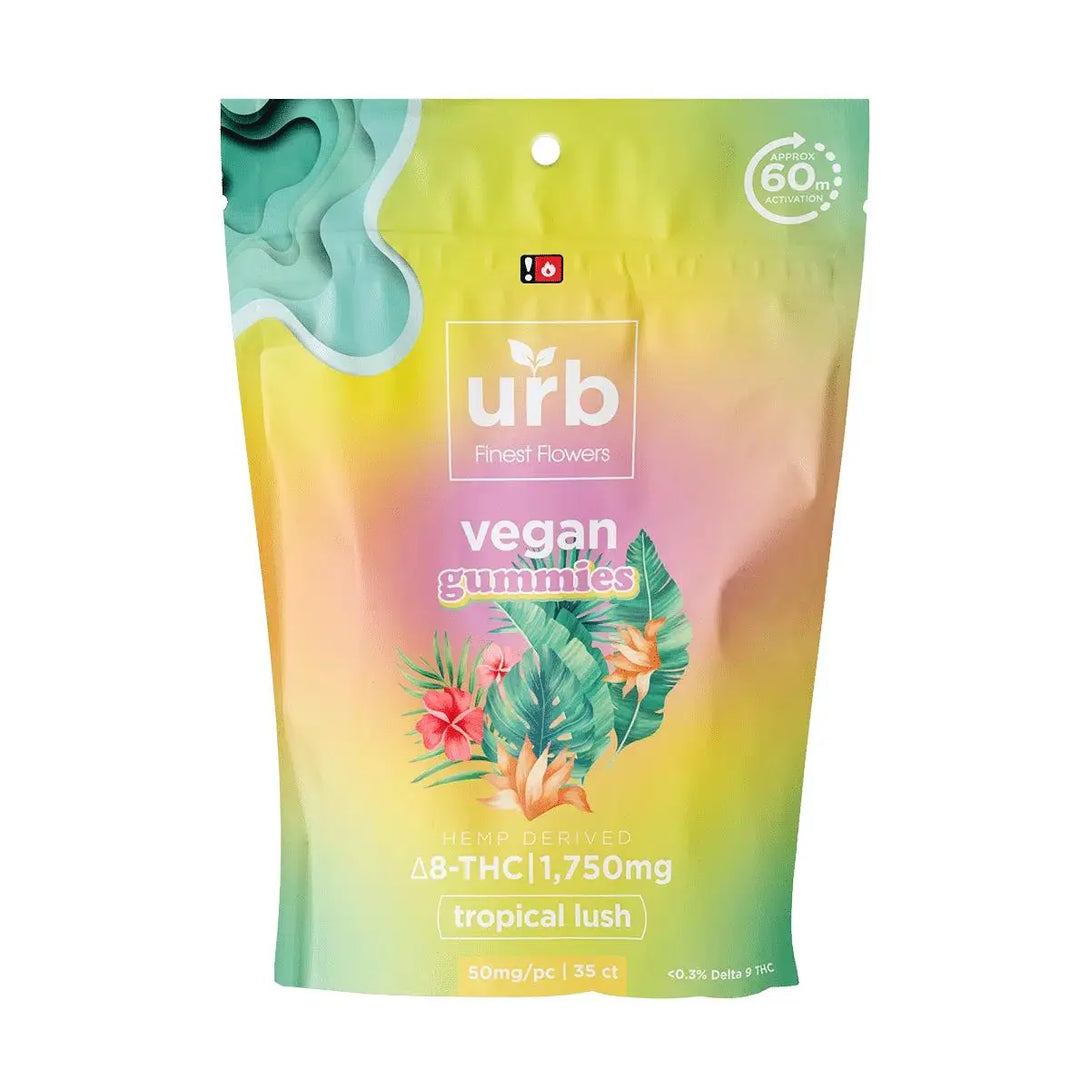 Urb Delta 10 + Delta 8 THC Gummies, 35CT, 1750 mg Urb