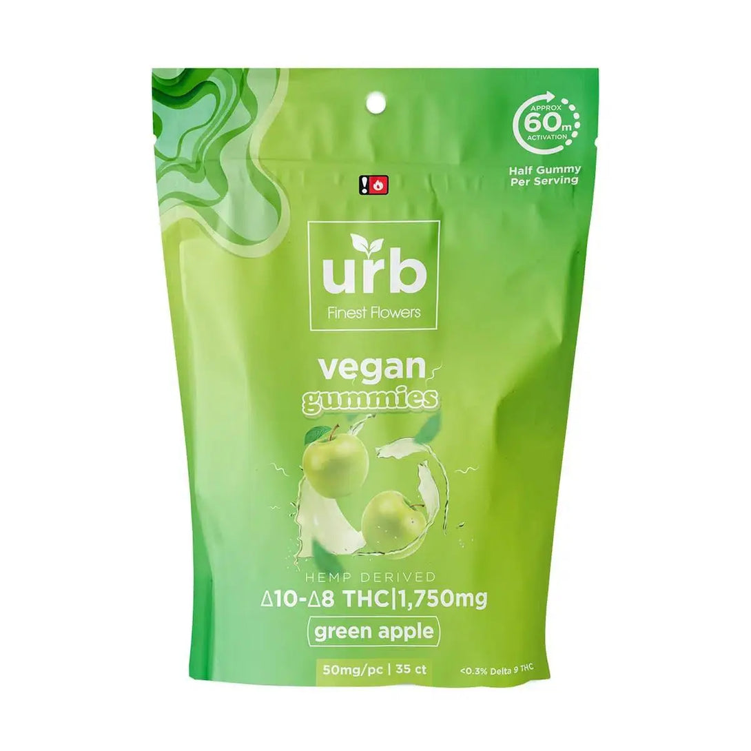 Urb Delta 10 + Delta 8 THC Gummies, 35CT, 1750 mg Urb