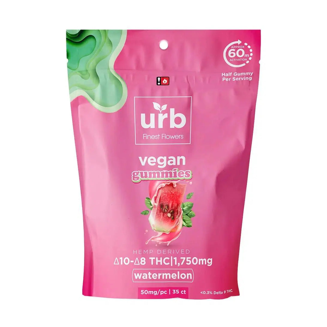 Urb Delta 10 + Delta 8 THC Gummies, 35CT, 1750 mg Urb