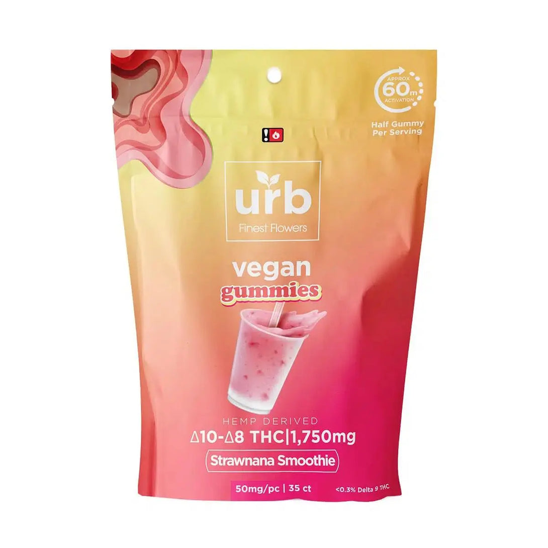 Urb Delta 10 + Delta 8 THC Gummies, 35CT, 1750 mg Urb