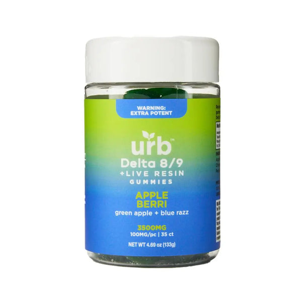 Urb Delta 8/9 Live Resin Gummies, 35CT, 3500 mg Urb