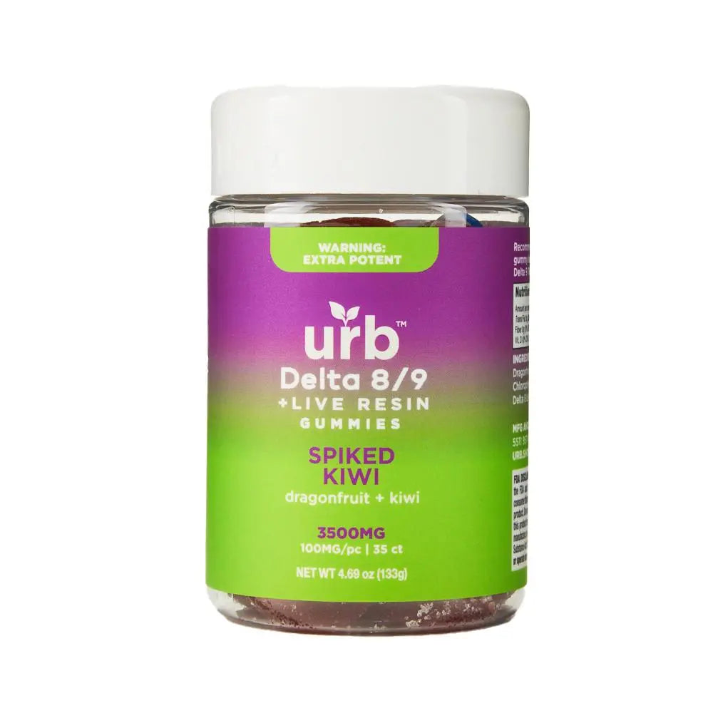 Urb Delta 8/9 Live Resin Gummies, 35CT, 3500 mg Urb