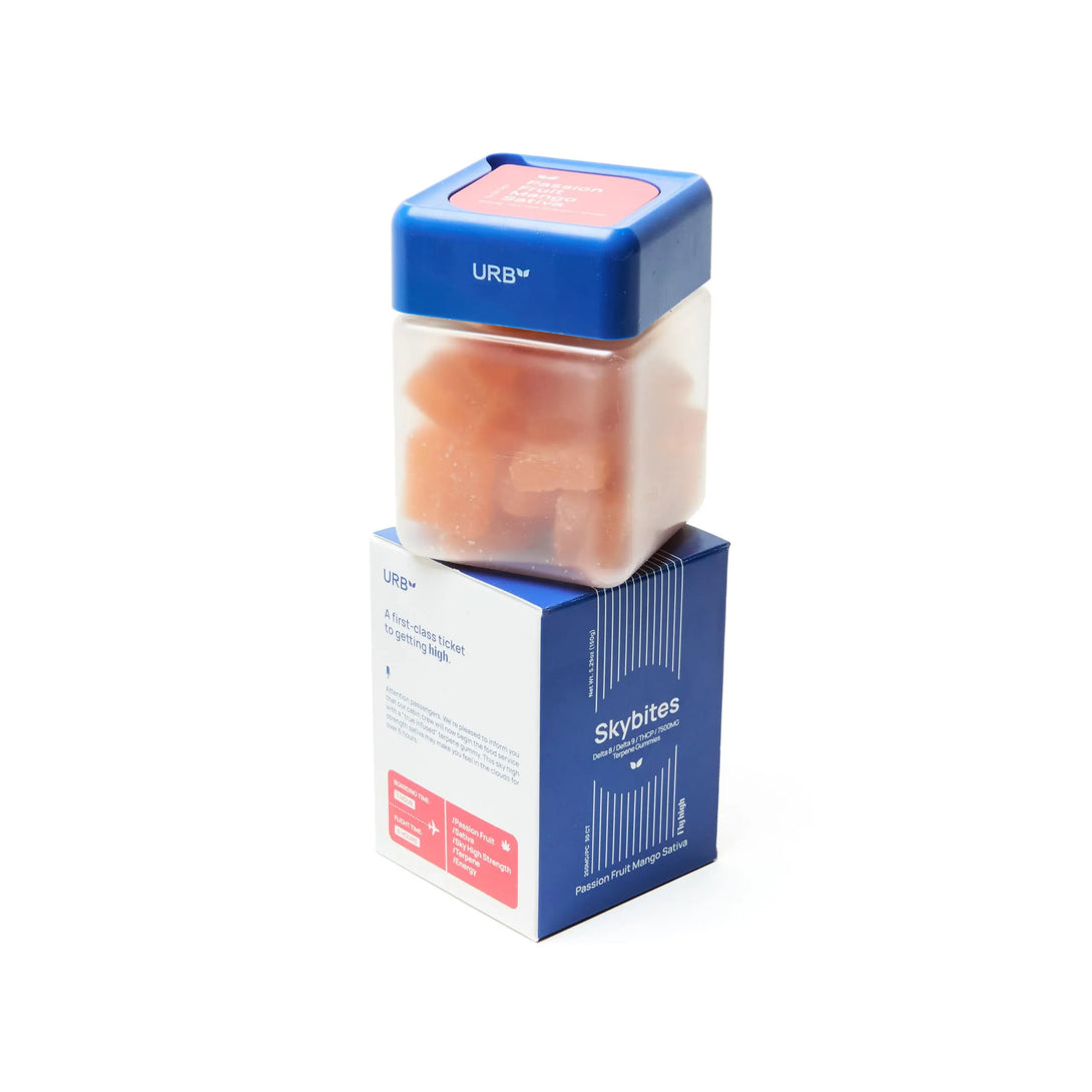 Urb Skybites Red Eye D8+D9+THCP Gummies, 30CT, 7500 mg Urb
