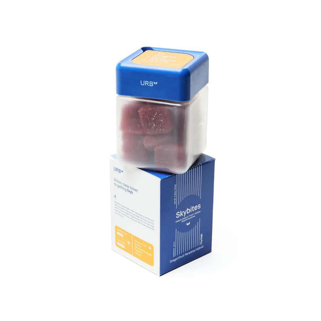 Urb Skybites Red Eye D8+D9+THCP Gummies, 30CT, 7500 mg Urb