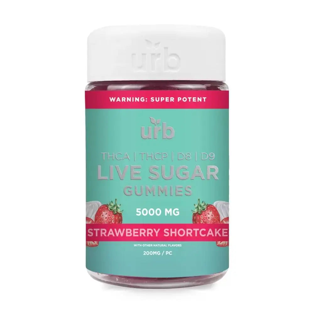 Urb THCA Live Sugar Gummies, 25CT, 5000 mg Urb