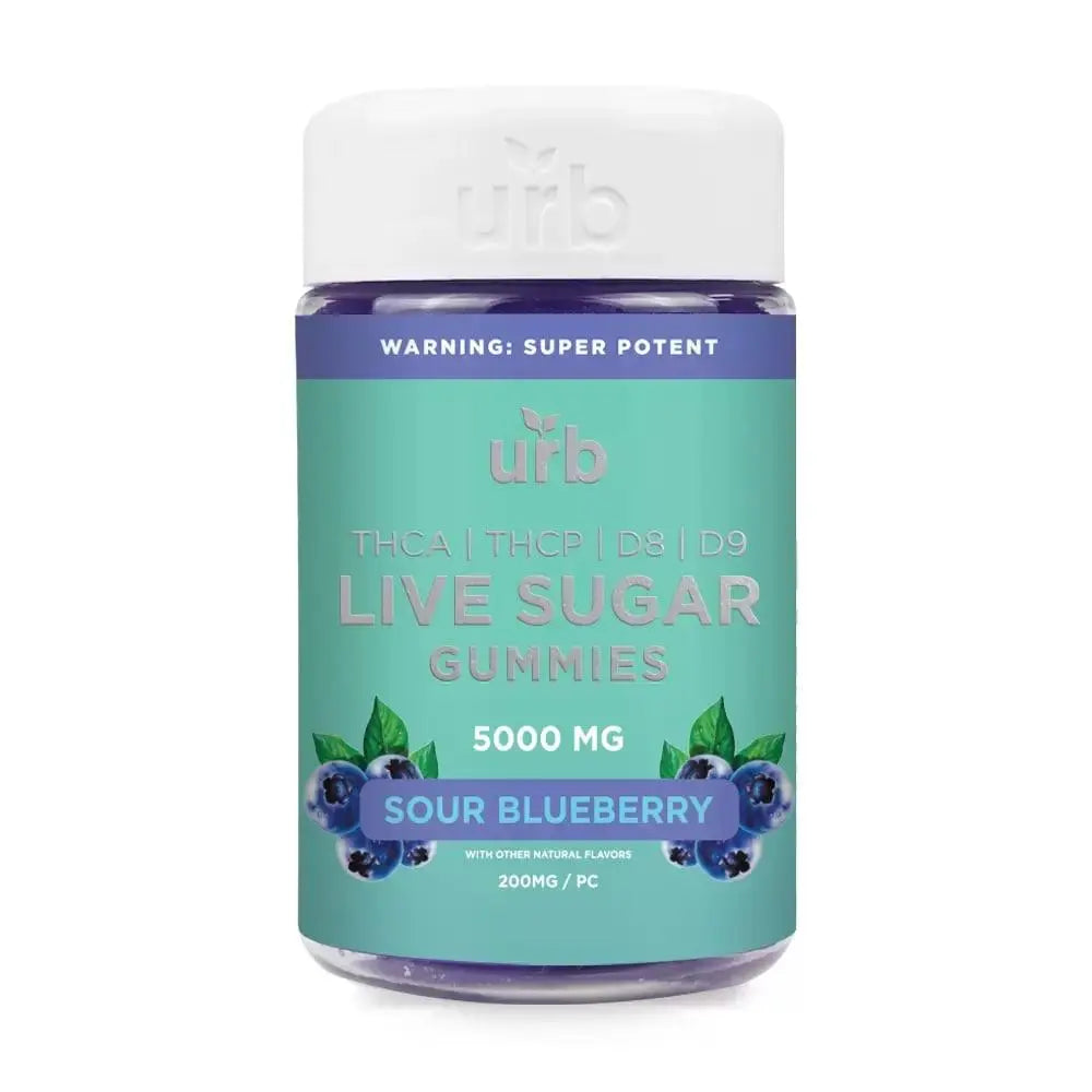 Urb THCA Live Sugar Gummies, 25CT, 5000 mg Urb