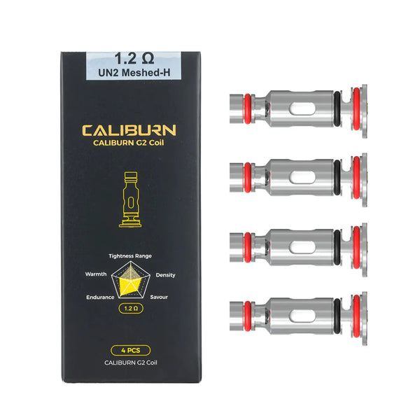 Uwell Caliburn G2 Replacement Coils 1.2OHM, 4pk Uwell