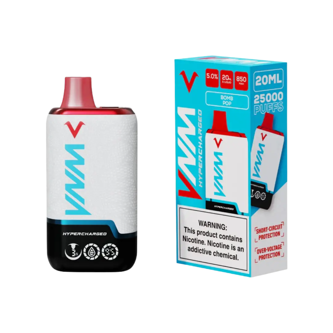 VNM HYPERCHARGED VM25000 PUFFS DISPOSABLE VNM