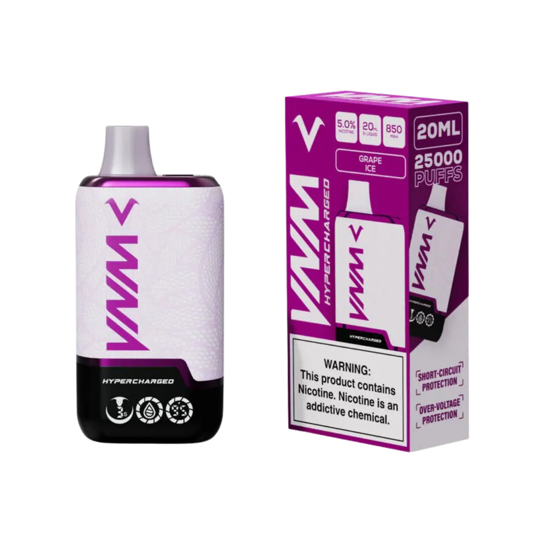 VNM HYPERCHARGED VM25000 PUFFS DISPOSABLE VNM