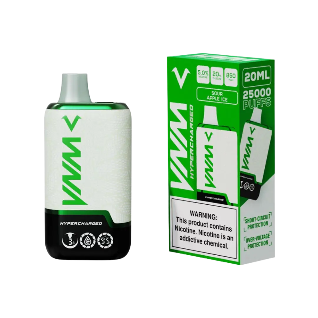 VNM HYPERCHARGED VM25000 PUFFS DISPOSABLE VNM