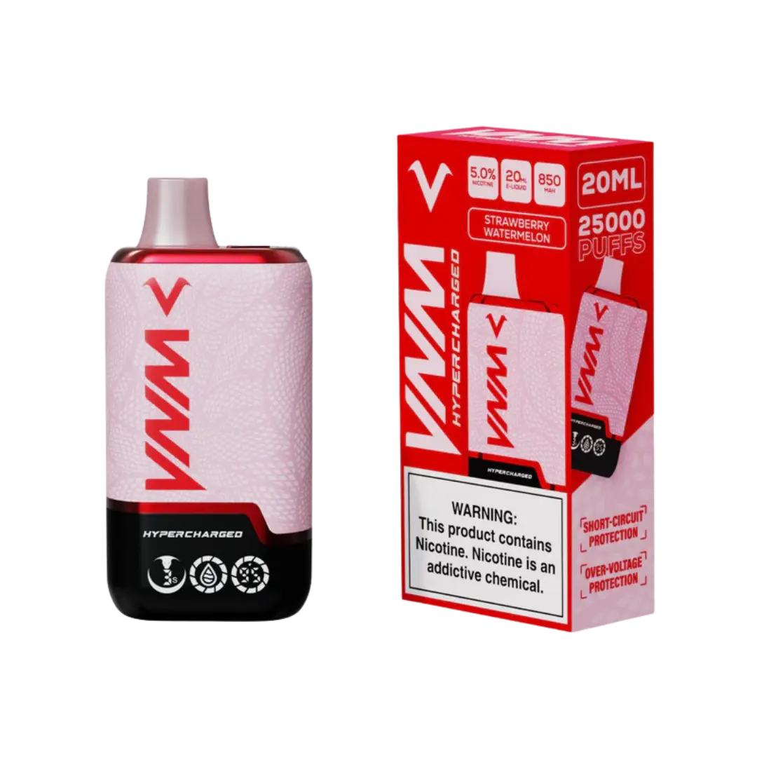 VNM HYPERCHARGED VM25000 PUFFS DISPOSABLE VNM