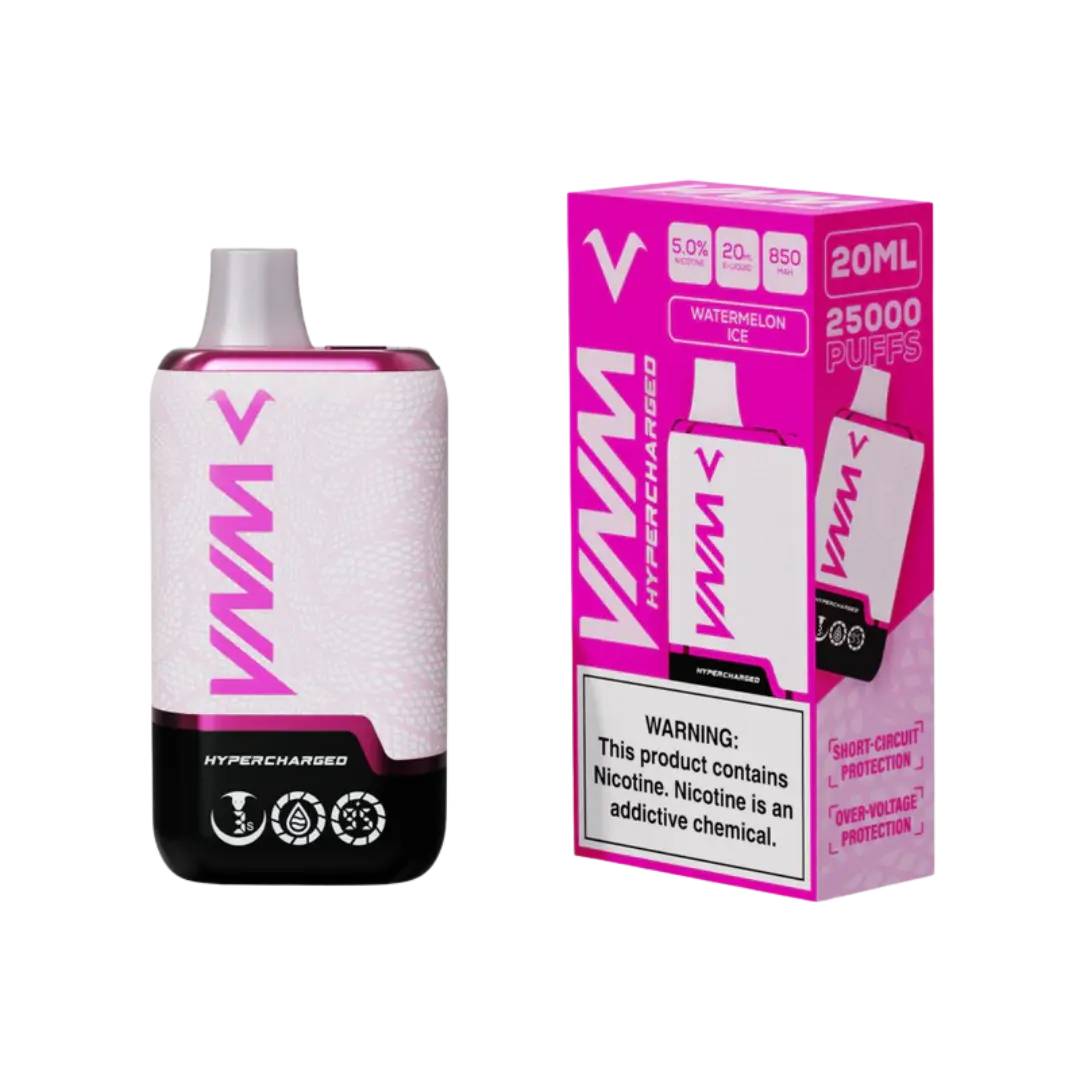 VNM HYPERCHARGED VM25000 PUFFS DISPOSABLE VNM