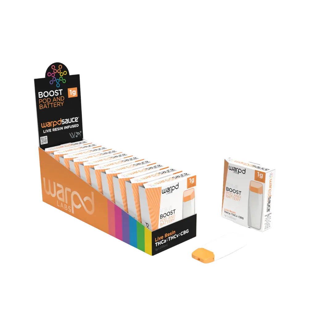 WARPD LABS 1GM POD AND BATTERY THC-A LIVE RESIN WARPD LABS