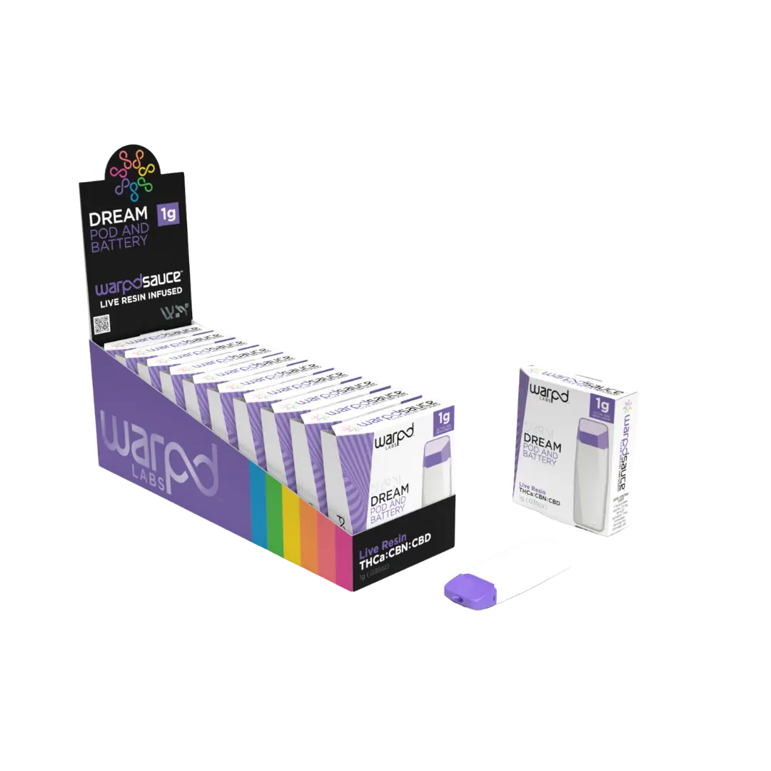 WARPD LABS 1GM POD AND BATTERY THC-A LIVE RESIN WARPD LABS