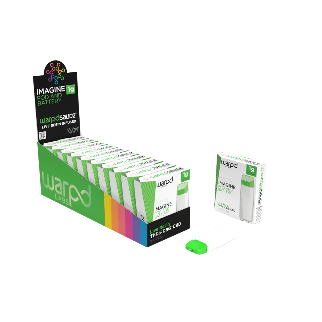 WARPD LABS 1GM POD AND BATTERY THC-A LIVE RESIN WARPD LABS