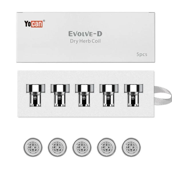 Yocan Evolve- D Dry Herb Coils 1.0OHM, 5pk Yocan