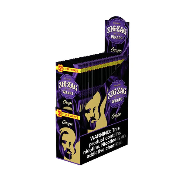 Zig Zag Cigar Wraps- 2PK, Grape Zig Zag